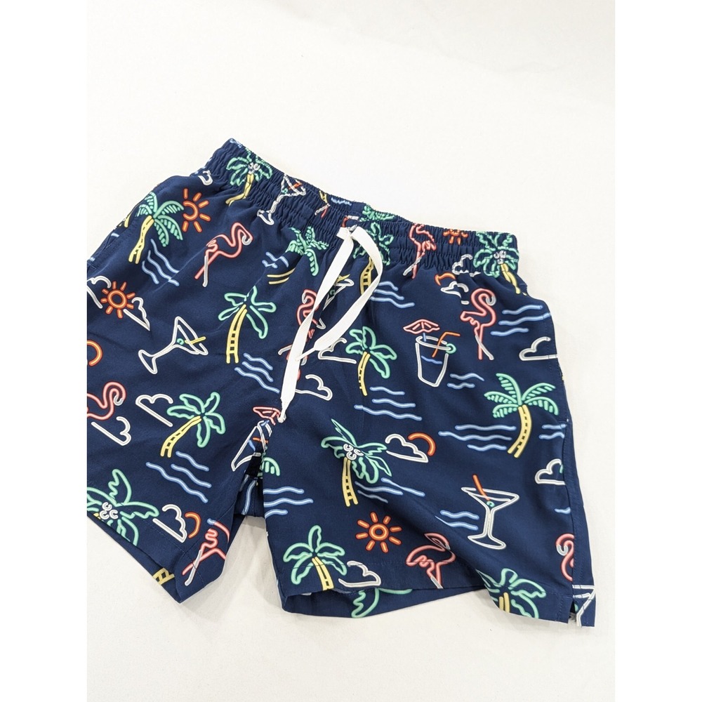 Chubbies Mens Size Small Swim Trunks Board Shorts Neon‎ Martini Party 5 Inseam